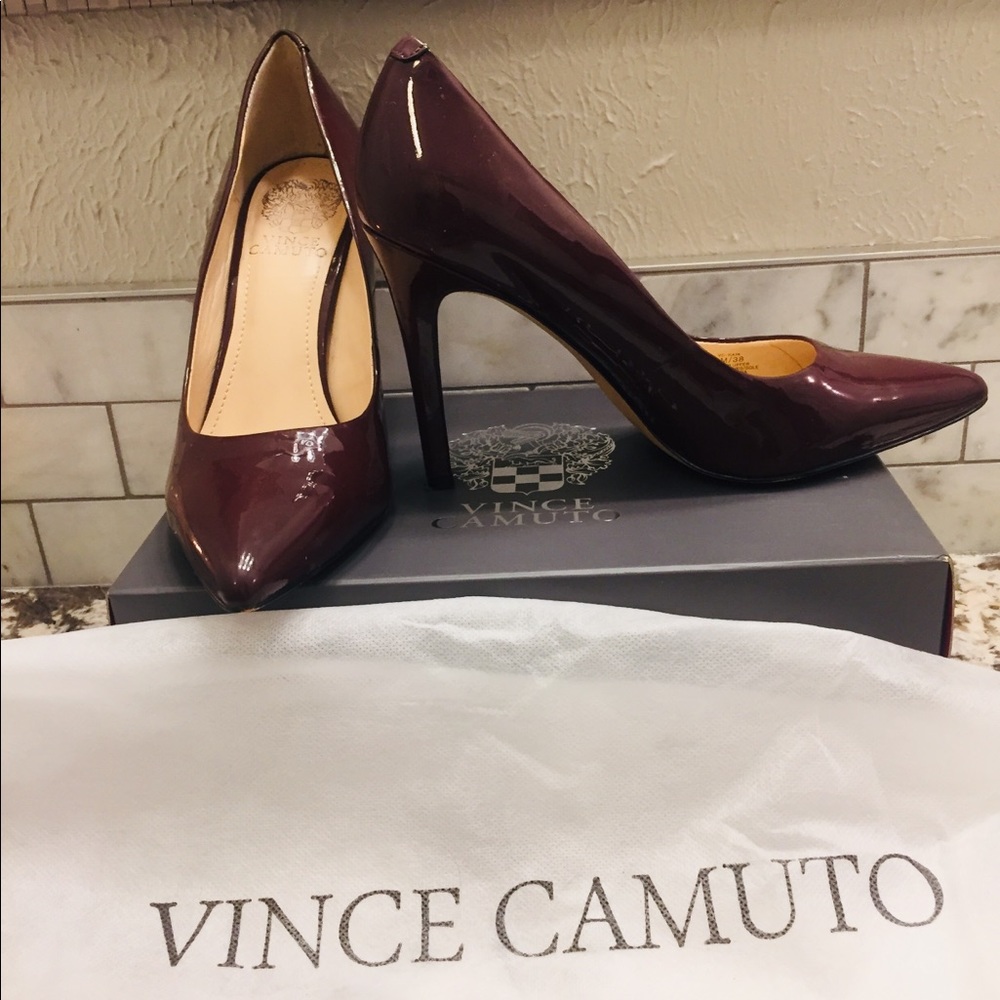 Vince Camuto Patent Leather Stiletto Heels